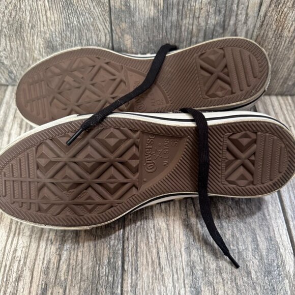 CONVERSE ALL Star Limited Edition Sequin Chucks Zebra Print Womens 7.5 Sneakers - Picture 10 of 11